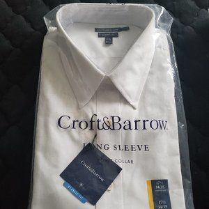 Mens white dress shirt